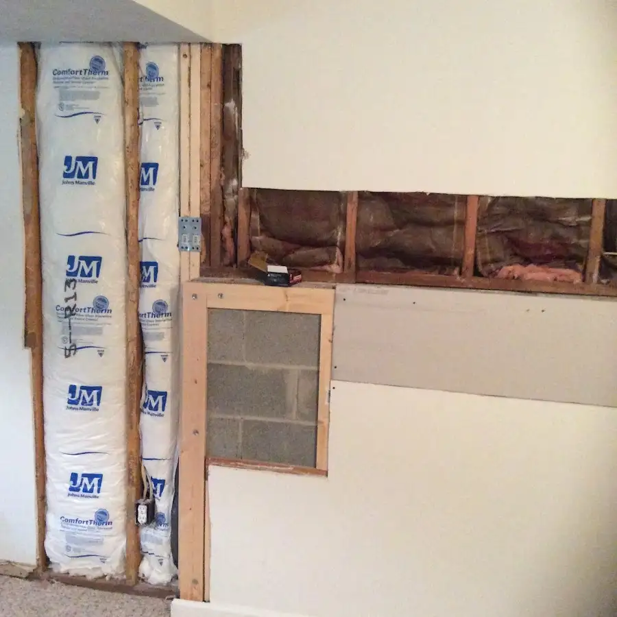 Wall insulation replacement during Structural Drying in Catalina Foothills